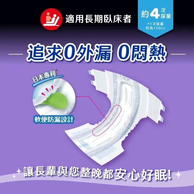 來復易極緻防漏呵護透氣紙尿褲